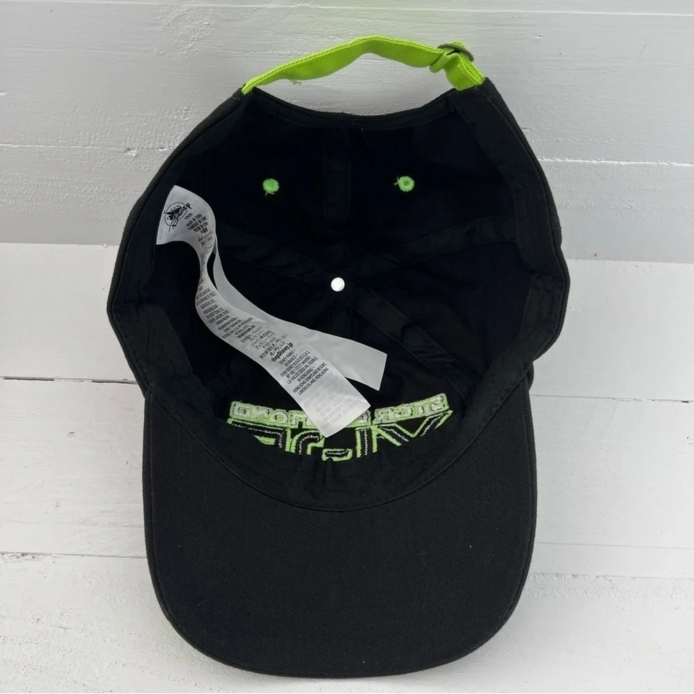 Disney Toy Story Buzz Lightyear Hat Green Black Glow In The Dark Command XL-15